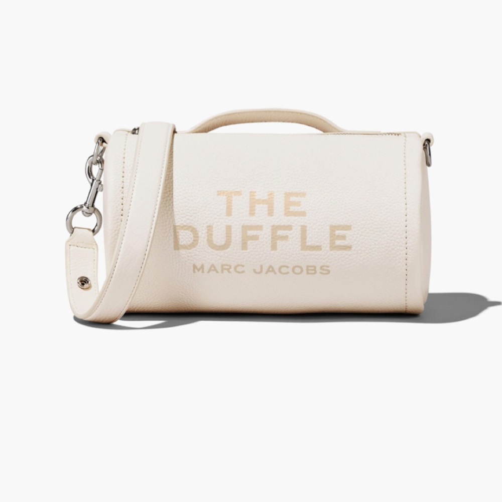 Marc Jacobs white duffle bag